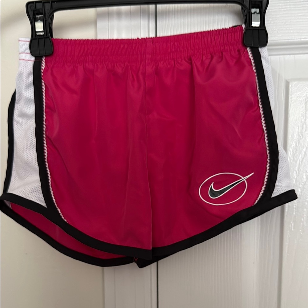 Nike Pink and White Running Shorts Lightweight Performance